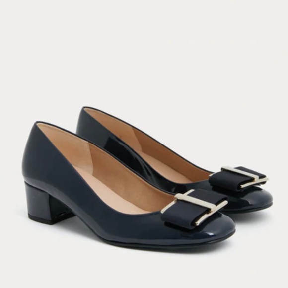 Tuckernuck - FRENCH SOLE - Navy Abby Heels - Picture 8 of 8